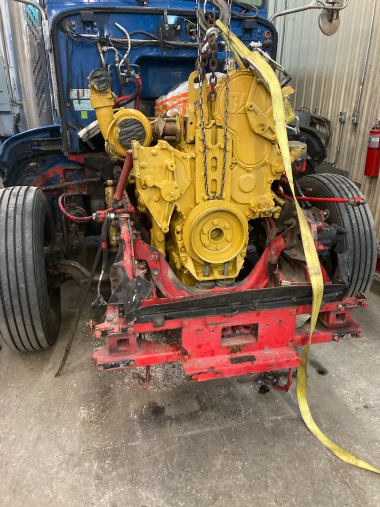 Truck Engine Towed