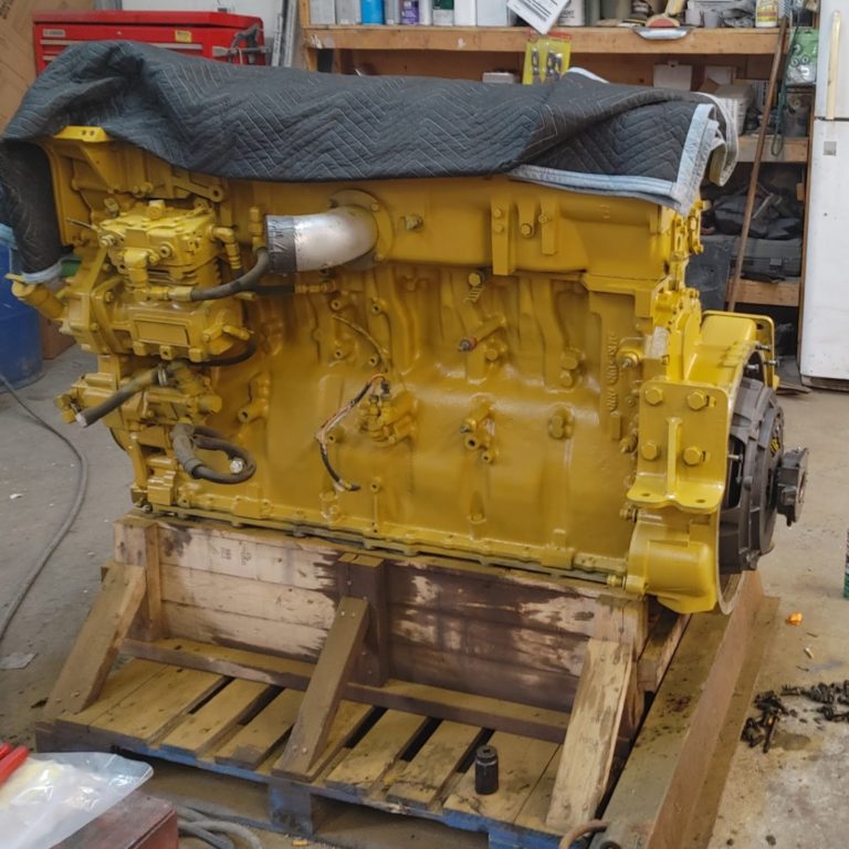 Yellow Truck Engine Repair