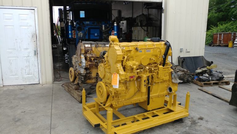 Yellow Truck Engine